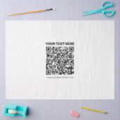 Maak direct een QR-code voor elk websiteadres Tissuepapier (Craft)