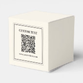 Maak direct een scanbare QR-code voor Bedrijven Bedankdoosjes (Achterkant)