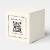 Maak direct een scanbare QR-code voor uw bedrijf Bedankdoosjes (Voorkant Zijde)