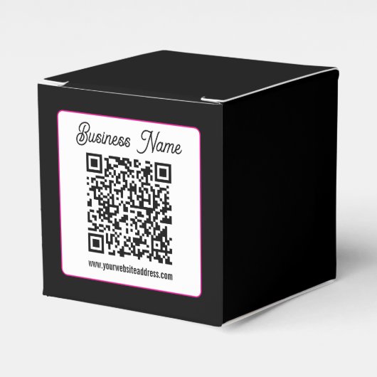 Maak direct een scanbare QR-code voor uw bedrijf Bedankdoosjes (Voorkant Zijde)