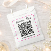 Maak direct een scanbare QR-code voor uw bedrijf Bedankzakje (Geknipt)