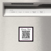 Maak direct een scanbare QR-code voor uw bedrijf Magneet (Insitu (Vaatwasser))