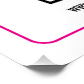 Maak direct een scanbare QR-code voor uw bedrijf Perfect Poster (Hoek)