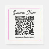 Maak direct een scanbare QR-code voor uw bedrijf Servet (Voorkant)