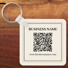 Maak direct een scanbare QR-code voor uw bedrijf Sleutelhanger
