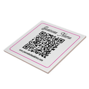 Maak direct een scanbare QR-code voor uw bedrijf Tegeltje
