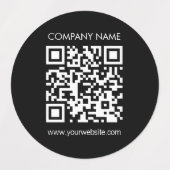 Maak direct een waterdichte QR-code Labels (Design 1)