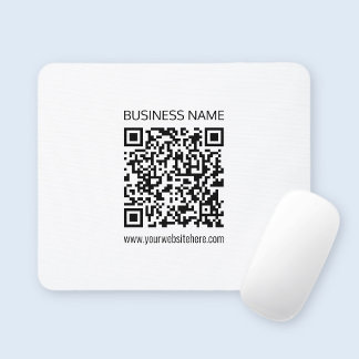 Maak direct een zakelijke QR-code met bewerkbare t Muismat