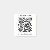 Maak direct een zakelijke QR-code met bewerkbare t Post-it® Notes (Voorkant)