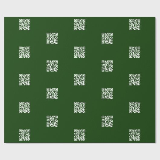 Maak direct QR Code met het Verbonden Patroon Deep Cadeaupapier (Vlak)