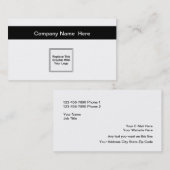 Maak dit uw eigen bedrijf visitekaartje (Voorkant / Achterkant)