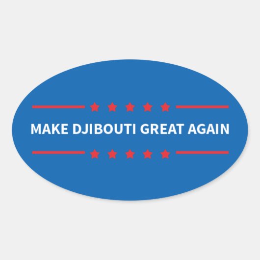 Maak Djibouti weer geweldig Stickers (Voorkant)