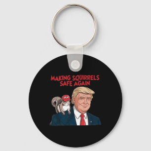 Maak eekhoorns weer veilig Trump 2024 Sleutelhanger
