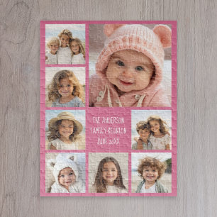 Maak een aangepaste collage van 8 foto's KIES KLEU Legpuzzel