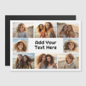 Maak een aangepaste collage van 8 foto's met tekst (Voorkant / Achterkant)