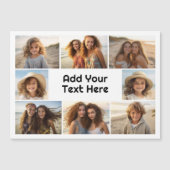 Maak een aangepaste collage van 8 foto's met tekst (Voorkant)