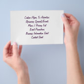 Maak een aangepaste flyer of brochurefolder (Hand)