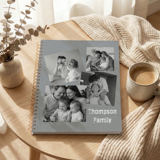   Maak een aangepaste foto elegante moderne gezins Planner