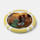 Maak een aangepaste foto-thuis toernooi spelavond poker chips (Enkel)