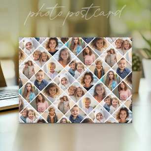 Maak een aangepaste fotocollage met 12 foto's briefkaart