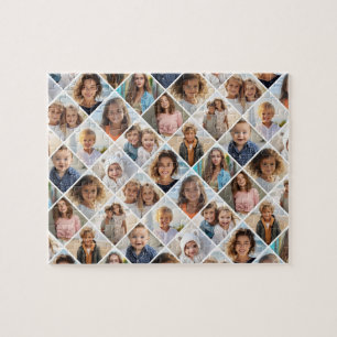 Maak een aangepaste fotocollage met 12 foto's legpuzzel