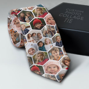 Maak een aangepaste fotocollage met 12 foto's stropdas