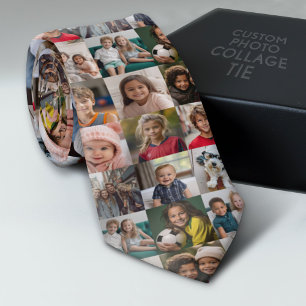Maak een aangepaste fotocollage met 16 foto's stropdas