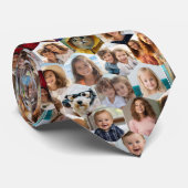 Maak een aangepaste fotocollage met 21 foto's stropdas (Opgerold)