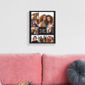 Maak een aangepaste fotocollage met 8 foto's canvas afdruk (Insitu (Woonkamer))