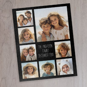 Maak een aangepaste fotocollage met 8 foto's legpuzzel