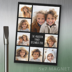 Maak een aangepaste fotocollage met 8 foto's magne
