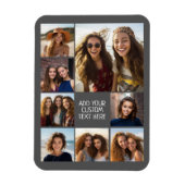 Maak een aangepaste fotocollage met 8 foto's magneet (Verticaal)