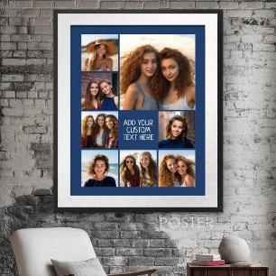 Maak een aangepaste fotocollage met 8 foto's marin poster