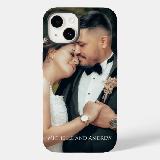 Maak een aangepaste fotonaam Case-Mate iPhone case (Achterkant)