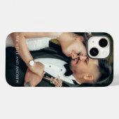 Maak een aangepaste fotonaam Case-Mate iPhone case (Achterkant (horizontaal))