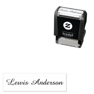Maak een aangepaste, gepersonaliseerde, elegante h  zelfinktende stempel