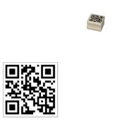 Maak een aangepaste QR-code voor een scannbaar web Rubberstempel (Gestempeld)