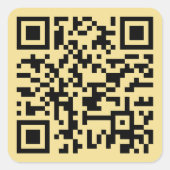 Maak een aangepaste QR-code voor het scannen van d Vierkante Sticker (Voorkant)