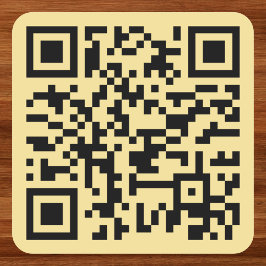 Maak een aangepaste QR-code voor het scannen van w Vierkante Sticker