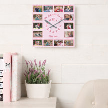 Maak een aangepaste roze familiekoppel 14 foto col