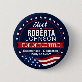 Maak een Aangepaste Verkiezing Politieke Knop Ronde Button 5,7 Cm