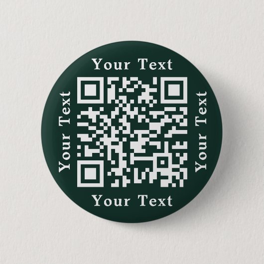 Maak een aangepaste zakelijke website URL Scan mij Ronde Button 5,7 Cm (Voorkant)