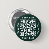 Maak een aangepaste zakelijke website URL Scan mij Ronde Button 5,7 Cm (Voorkant /achterkant)