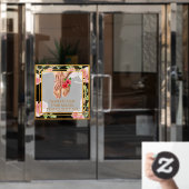 Maak een aanpassing aan Generic Nail Hair Salon Tr Raamsticker (Kantoordeur)