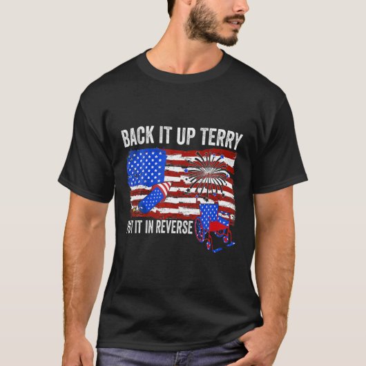 Maak een back-up, maar omgekeerd t-shirt (Voorkant)