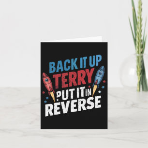 Maak een back-up op Terry en plaats deze in omgeke Kaart