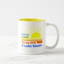 Maak een begin met de CPA-examenstudie Tweekleurige Koffiemok