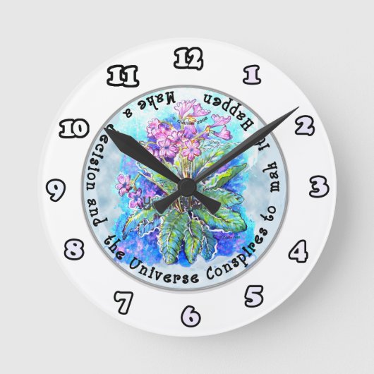 Maak een beslissingsklok ronde klok (Voorkant)