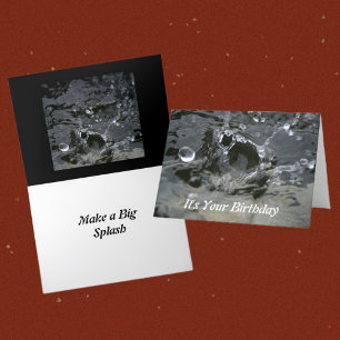 Maak een Big Splash Stylish Fun Birthday Card Kaart