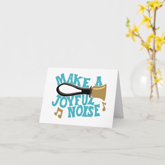 Maak een Blijde Geluid Handbel Luidende Speelers Kaart (Gele Bloem)